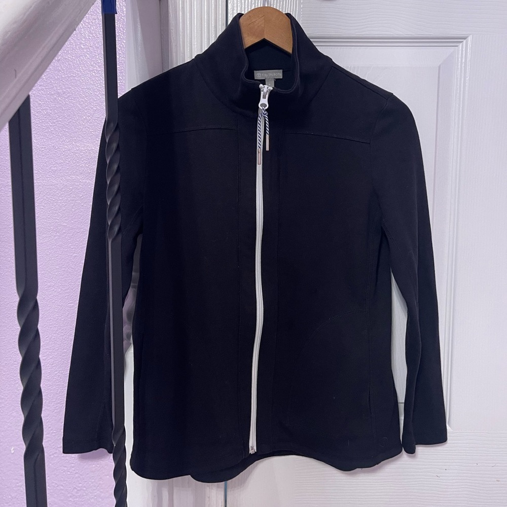 Black jacket.
